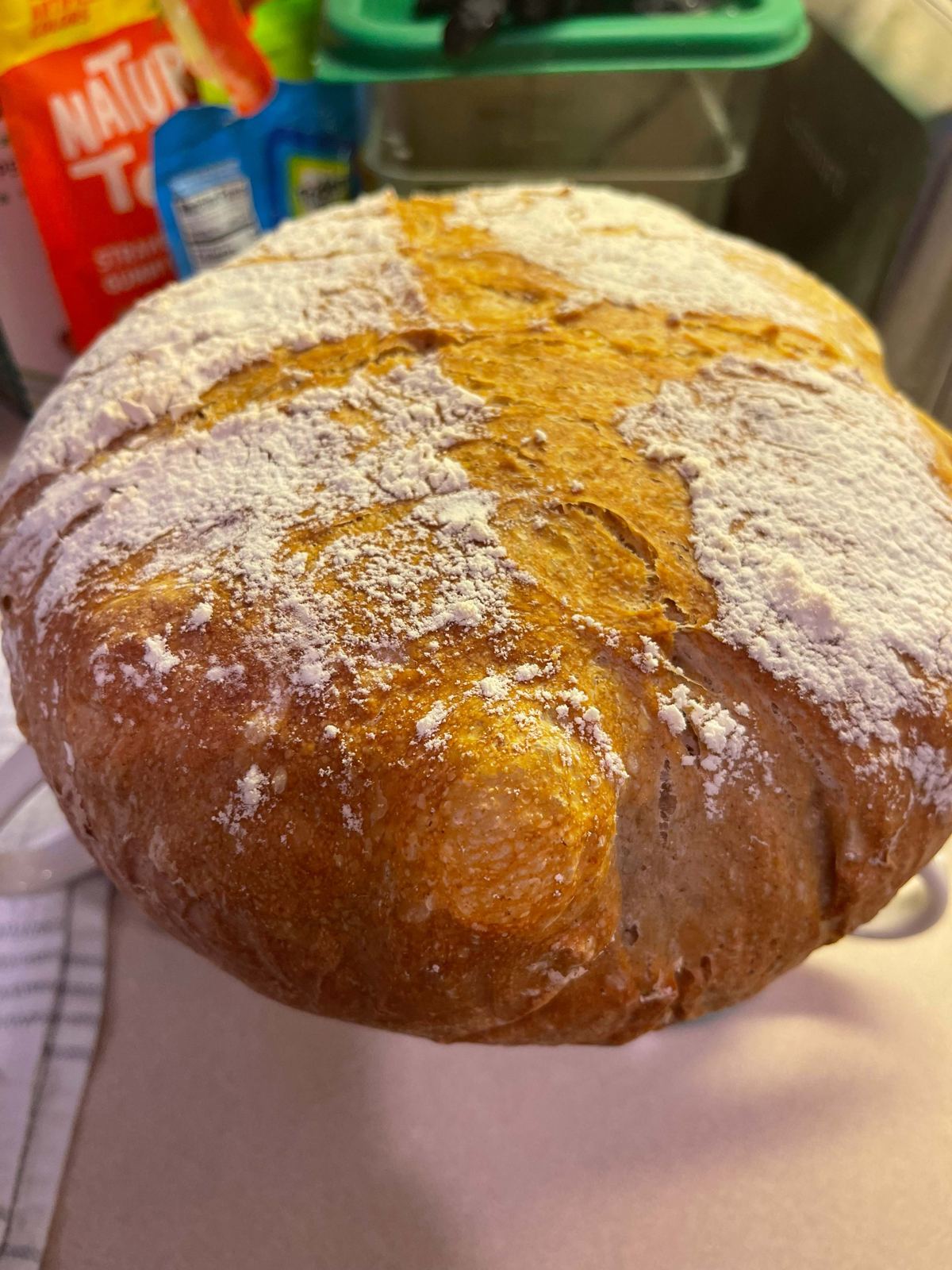 House-baked bread