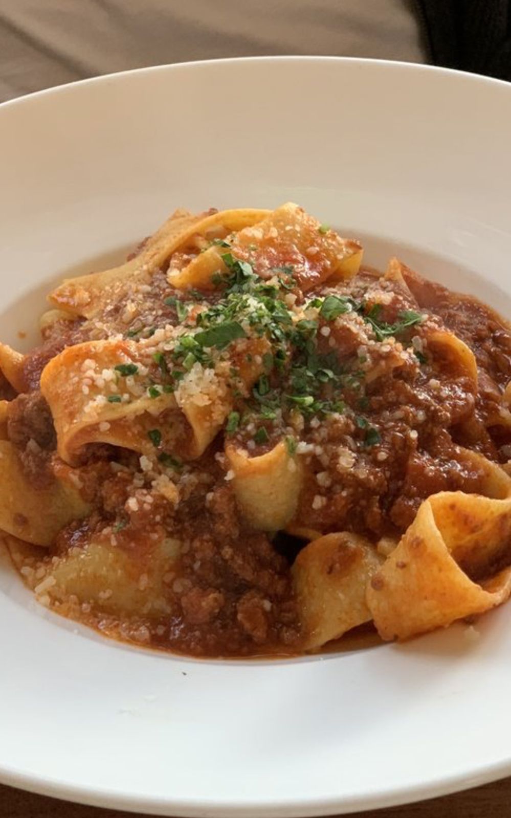Pappardelle bolognese