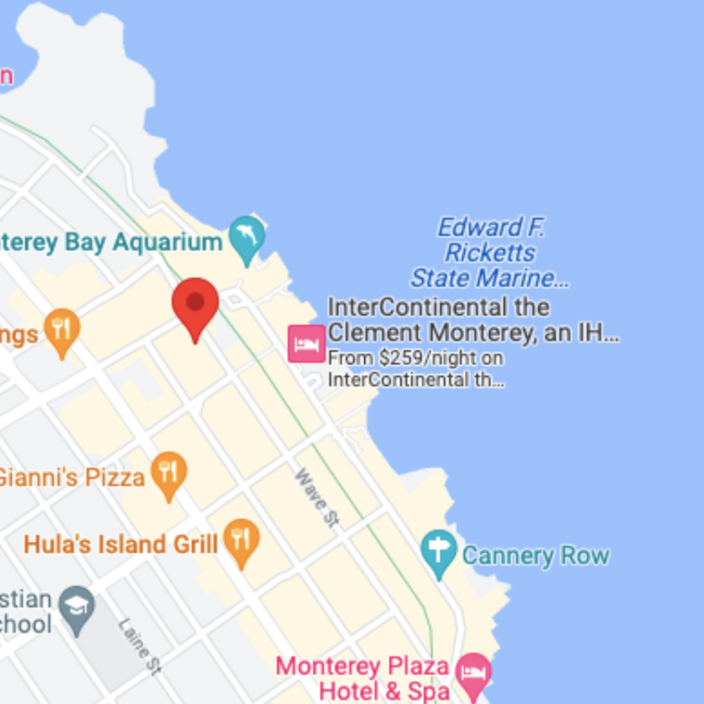 Bistro Moulin, Monterey CA map